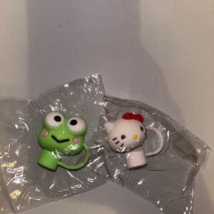 New hello kitty and keroppi straw covers